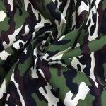 150CM Printed Denim Fabric Per Meter 2