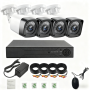 Ahd Cctv Direct +4 Channel Cctv Camera System +500GB Hdd Huaoi