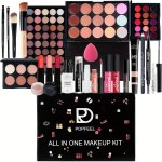 Popfeel All-in-one Makeup Kit For Beginners Assorted Cosmetics Set With Eyeshadow Lipstick Blush Eyeliner Brow Pencil Mascara Cr