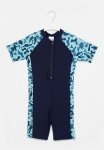 PoP Candy Boys One Piece Swimsuit With Zip - Blue