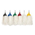 Hygiene Fan Mop With Spunlace Head And Aluminum Handle - Black
