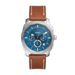 Fossil Machine Chronograph Brown Litehide Leather Men's Watch FS6059