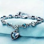 Trend Fashion Ladies Bracelet Heart Of Ocean Bracelet Jewelry Crystal Bracelet