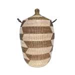 Black Woven Laundry Basket - Design 3