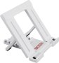 Portable Adjustable Stand For Tablets & Ipads - White Laptop Stand