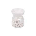 8.9 X 7.3CM Home Decoration Ceramic Heart Shape Incense Oil Burner UB-13