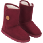 Ladies Burgundy Basic Winter Boots Size 3-8