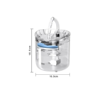 Transparent Pet Hydration Fountain