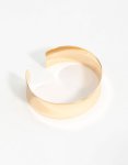Goldair Gold Flat Wide Wrist Cuff