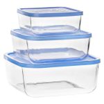 3 Piece Square Food Storage Set