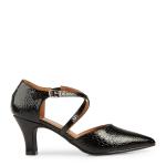 Black Snake Patent Court Heels