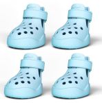 Dog Shoes: Non-slip Waterproof Sandals For Hot Pavement Breathable Perforated Boots Large medium small Sizes Ideal Paw Protector
