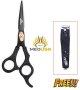 Professional Black Hairdressing Barber Salon Scissors Thinning Scissors Thinner Razor Set 6.5" Barber