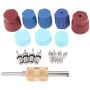 17 Pcs Air Conditioning Valve Core Kit Valve Cores Compatible With Toyota