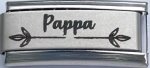 9MM Laser Italian Charm - Pappa Superlink