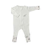 Babes & Kids Little Acorn Limited Edition White Dinosaurs Zippy Grow