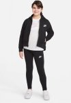 Nike G Nsw Club Flc Fz Hoodie Lbr - Black & White