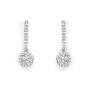 Silver Tone Drop Earrings