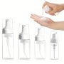 1PC White Foam Soap Bottle Empty Plastic Mousse Facial Wash Pump Bottle Refillable Lotion Shampoo Dispenser 50ML/100ML/150ML/200ML - Travel Accessories