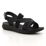 Pierre Cardin Satin 3 Sandals - Black - 8