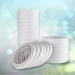 10 Rolls Double-sided Tape - Waterproof Adhesive Ideal For Plastic Surfaces White Perfect For Office School Projects Diy Scrapbo
