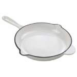 Smte White Cast Iron Saucepan With Keychain