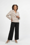 Cropped Coat - XXL Nude