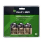 Lock Set - Brass - 40MM 3 Piece