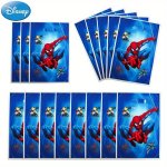 Disney Spider-man Gift Bags - 10PCS Plastic Party Favor Bags With Cartoon Spider-man & Friends Design - Ume Brand - Perfect For
