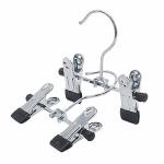 Adjustable Stainless Steel Shoe Rack Pants Folder Multi-functional Portable Travel Laundry Washing Machine Rack Hooks Socks Clip
