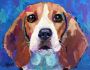 Diamond Painting Round Diy KIT_40CM X 30CMDOG Illustration MP475