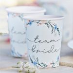 Boho Bride Paper Cups