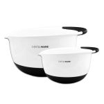 Mixing Bowl Soft Grip Non-skid With Pour Spout Set Of 2 Bowls