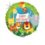 Jungle Happy Birthday Foil Balloon