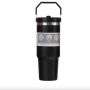 30OZ Large Capacity Portable Car Cup Stainless Steel Thermos Cup With Straw