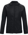 Women's Ua Woven Reversible Full Zip - Black XS