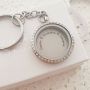 FL1+DISC - Personalized Keyring Locket With Family Names