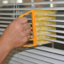 1PC Washable Window Cleaning Brushes With Microfibers For Effortless Dust Collection And Blinds Cleaning