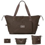 The Foldie Foldable Travel Tote Bag For Women - 40L Weekender Overnight Bag Duffel With Multiple Pockets And Luggage Sleeve - Ai