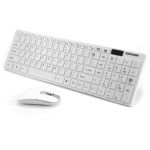 Wireless Keyboard And Mouse Combo 2.4G Ultra Slim Full-size Battery Powered