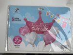 Baby Shower Foil Princess Pink