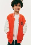 Keith Haring X : Oversized Baseball Jacket - Red