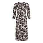 Long Sleeve Printed Shirt Dress