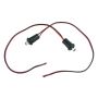 2PIECE 12V Blue Flashing Dummy Fake Car Alarm Dash Mount LED Light