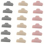 3 6 12 18PCS Chip Bag Clips Portable Storage Food Snack Sealing Bag Clips Sealer Clamp Plastic Tools For Bread Bags Snack Bags A