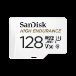 Sandisk High Endurance 128GB Class 3 Microsdxc Card With Adapter