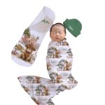 Wrap Set Swaddle Set Highland Cow Splash