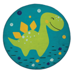 Dinosaur Rug 90CM