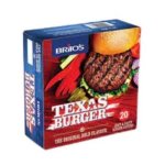 Britos Burger Patties Texas Box 20 X 85G