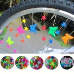 36PCS Bicycle Off-road Motorcycle Steel Wheel Hub Universal Color Spoke Sleeve Spoke Steel Wire Sleeve Color Plastic Sleeve